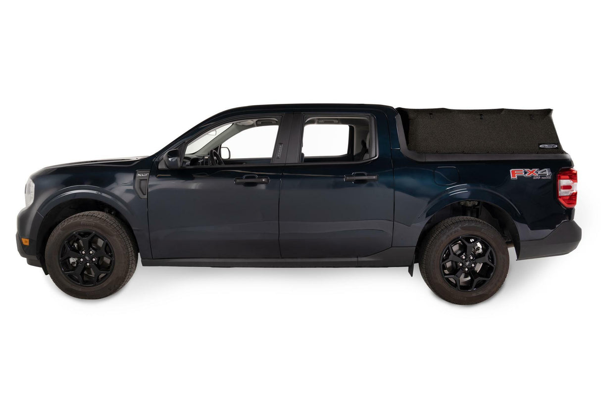 Softopper - Twill Canopy Only - '22-27 Maverick; For 4.5 ft. bed (Premium Black Twill; Clear Front Window and Tinted Rear Window) - SC-MVRKO-BTN