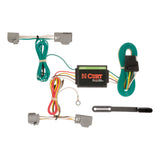 Curt - Custom Wiring Harness, 4-Way Flat Output, Select Ford Fiesta Hatchback - 56191