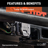 Curt - Custom 7-Way RV Blade, Select Honda Pilot, Passport, OEM Tow Package Required - 56421