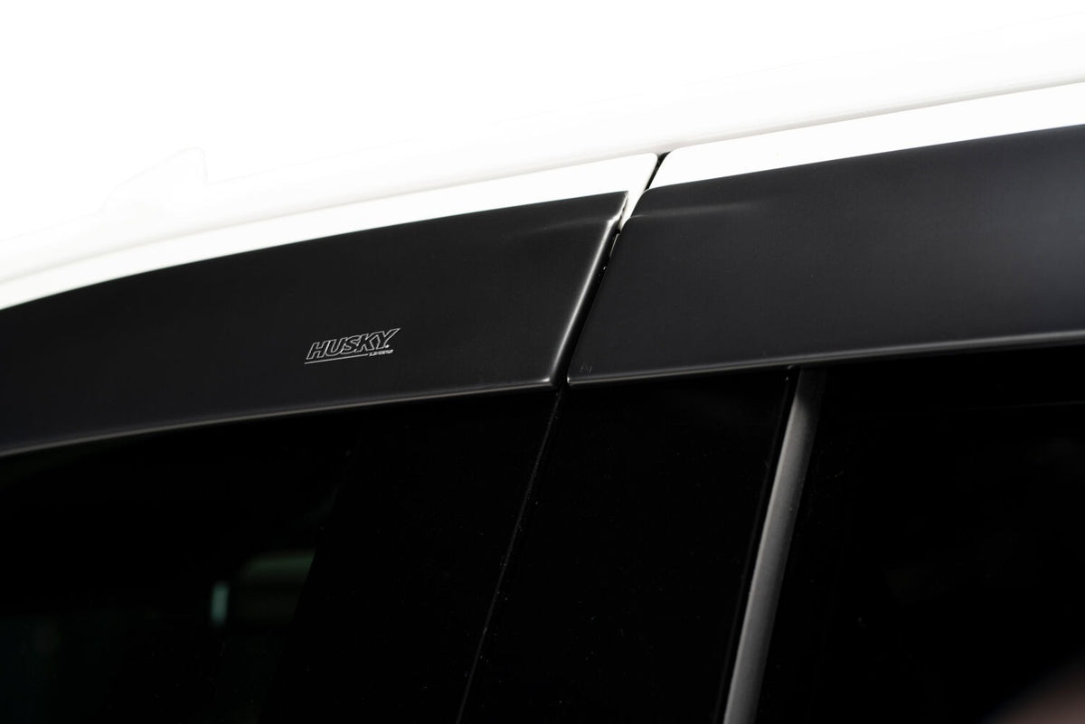 Husky Liners 2857009 Low Profile Ventvisor Deflector; Matte Black; Outside Mount; 4 pc.