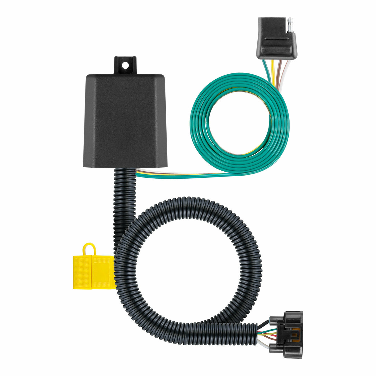 Curt - Custom Wiring Harness, 4-Way Flat, Select Hyundai, Kia, Tow Package Needed - 56420