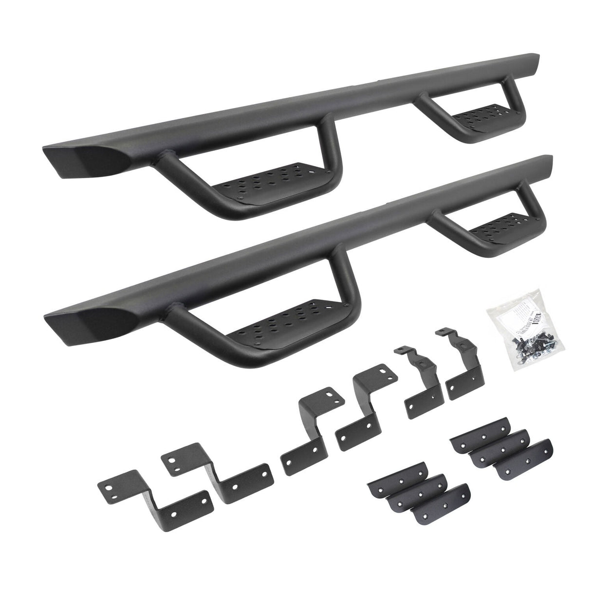 Go Rhino - Dominator Xtreme D2 SideSteps - Complete Kit: SideStep + Brackets - D224427T