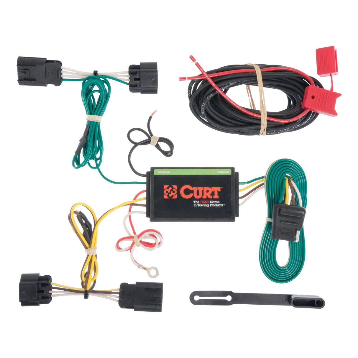 Curt - Custom Wiring Harness, 4-Way Flat Output, Select Dodge Dart - 56179
