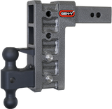 GEN-Y - Hitch GH-1624 2.5" Shank 9" Drop 3.5K TW 32K Hitch & GH-0161 Versa-Ball & GH-0162 Pintle Lock - GH-1624