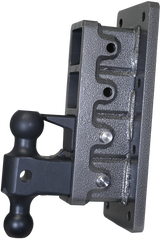 GEN-Y - Hitch GH-724 2.5" Bolt-On 9" Drop 3K TW 21K Hitch & GH-061 Versa-Ball & GH-062 Pintle Lock - GH-724