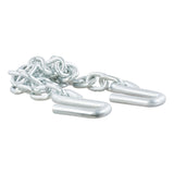 Curt - 48" Safety Chain with 2 S-Hooks (7,000 lbs, Clear Zinc) - 80301