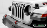 T-Rex Grilles - 1 Pc Small Mesh Mild Steel Torch Grille Insert - Total Light Output 6300 Lm, Includes Universal Wiring Harness - 6314931