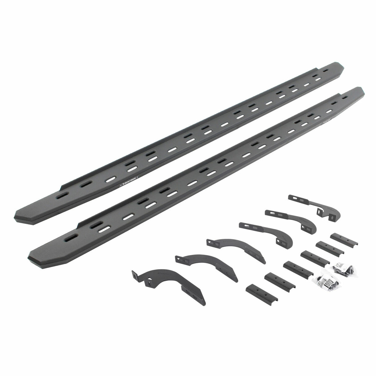 Go Rhino 69642987SPC - RB30 Slim Line Running Boards with Mounting Bracket Kit - Textured Black