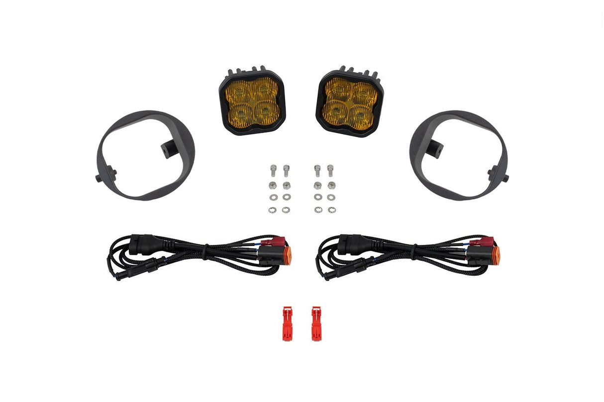 Diode Dynamics - SS3 Pro Type Element Kit ABL Yellow SAE Fog - DD8370