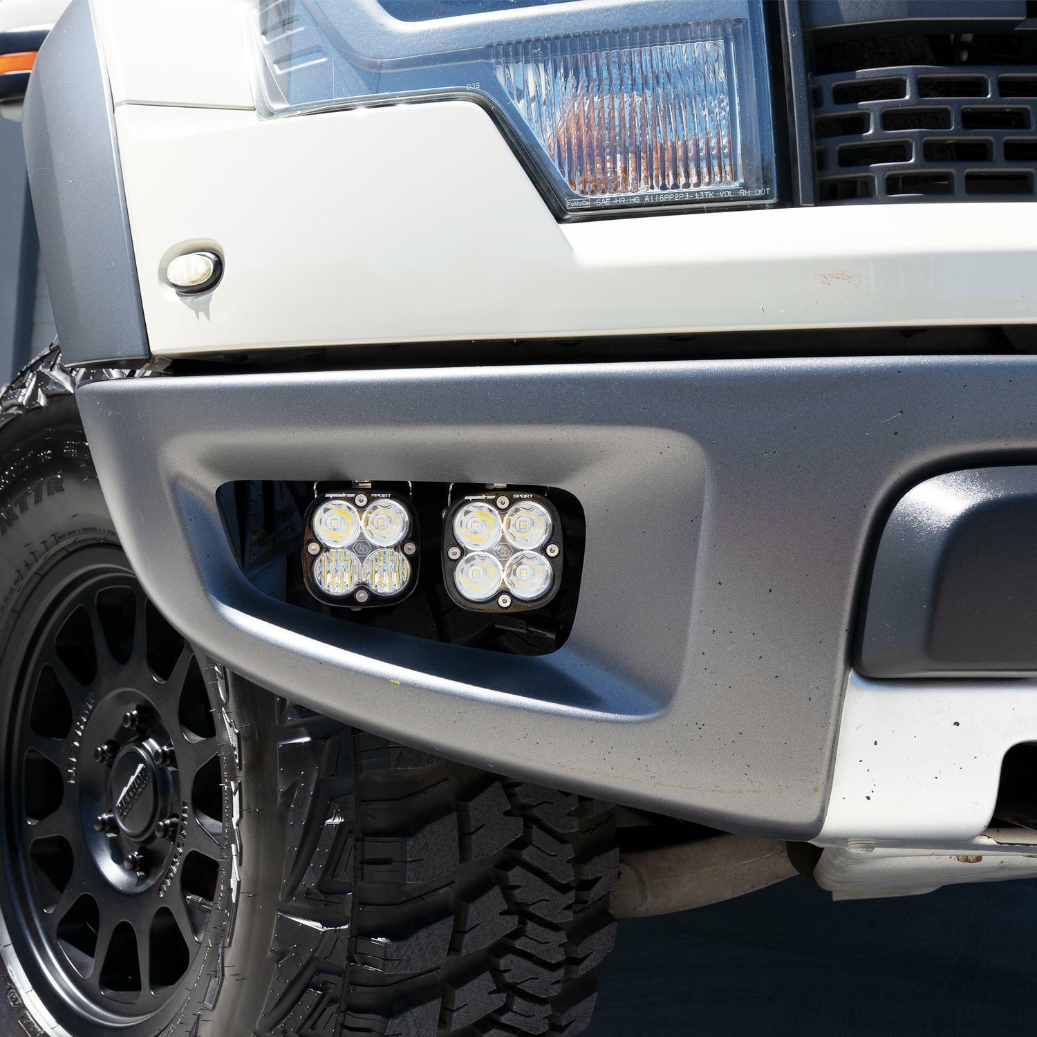 Baja Designs - 44-7847 Ford Raptor Squadron Sport “Sportsmen” Dual Fog Pocket Light Kit