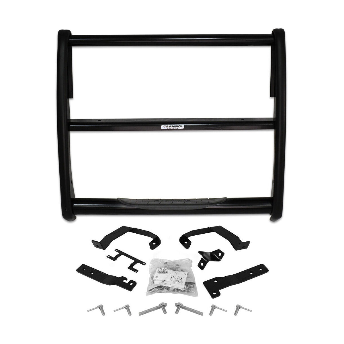 Go Rhino 3173B - 3000 Series StepGuard - Center Grille Guard Only - Black Powder Coat