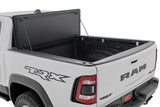 Rough Country - Hard Tri-Fold Flip Up Bed Cover - 5'7" Bed - Ram 1500 (19-23) 1500 TRX (21-23) - 49320550