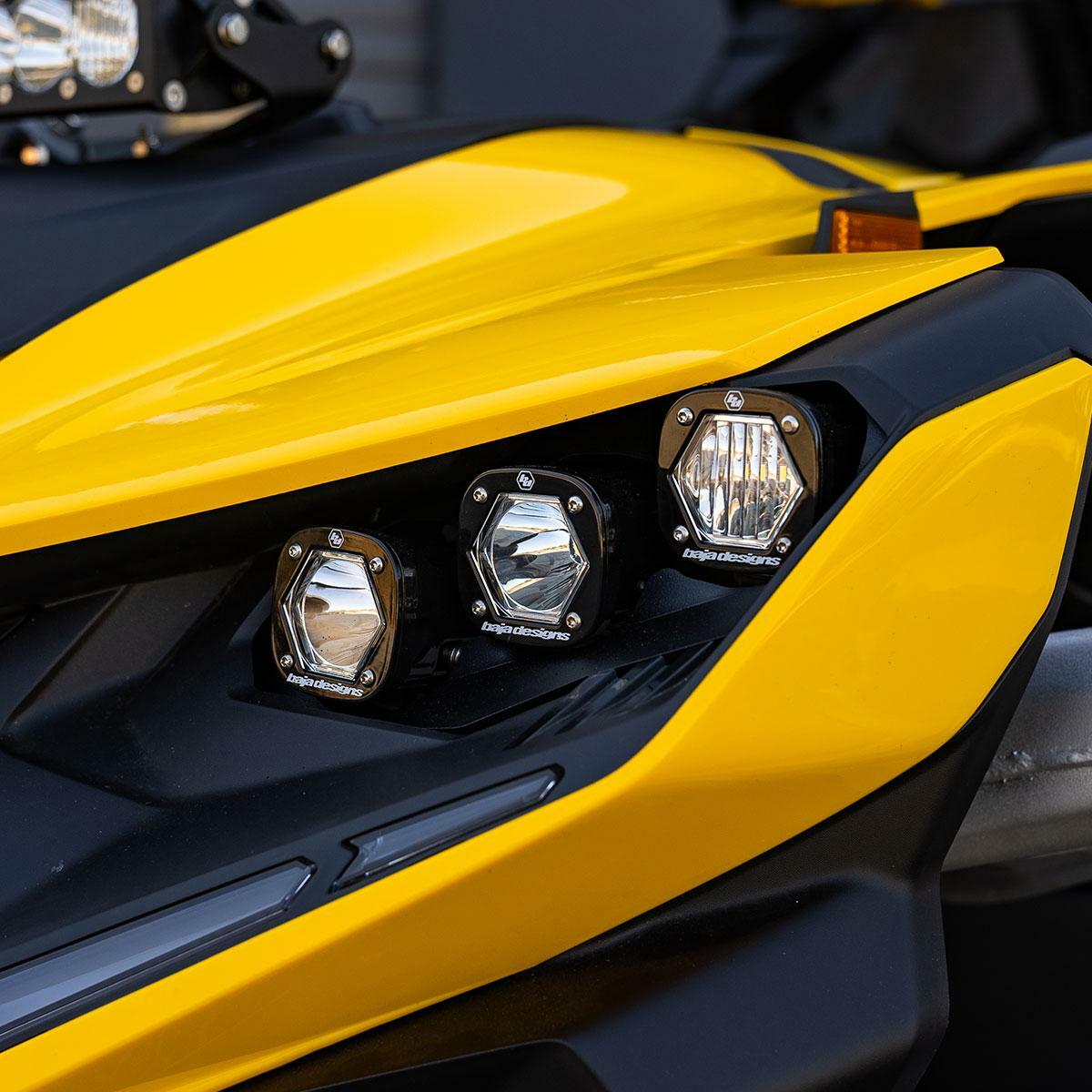 Baja Designs - Baja Designs 448186 Can-Am Maverick R Triple S1 Headlight Kit