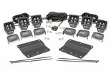 Rough Country - LED Light Kit - Fog Mount - Triple 2" Black Pair - White DRL - Ford Bronco (21-23) - 51087