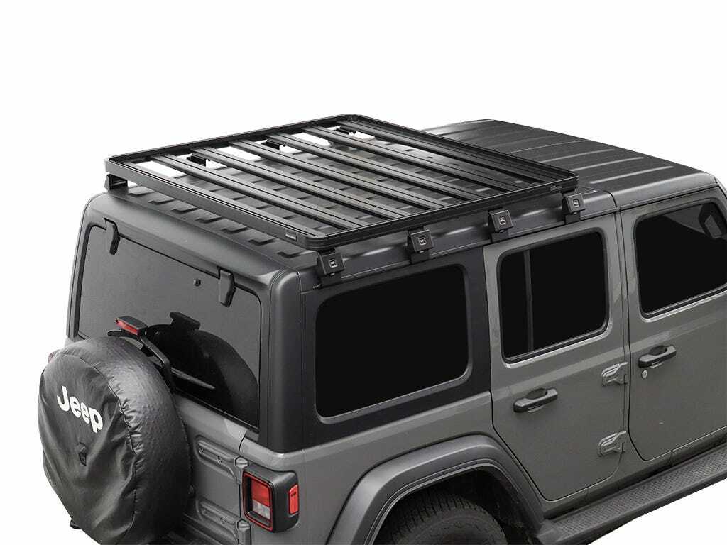 Front Runner - Jeep Wrangler 4xe (2021-Current) Slimline II 1/2 Roof Rack Kit / Tall - KRJW030T