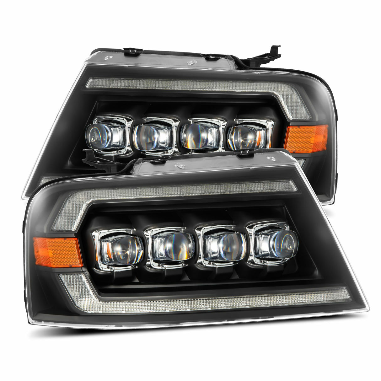 AlphaRex 880128 LED Projector Headlights in Black