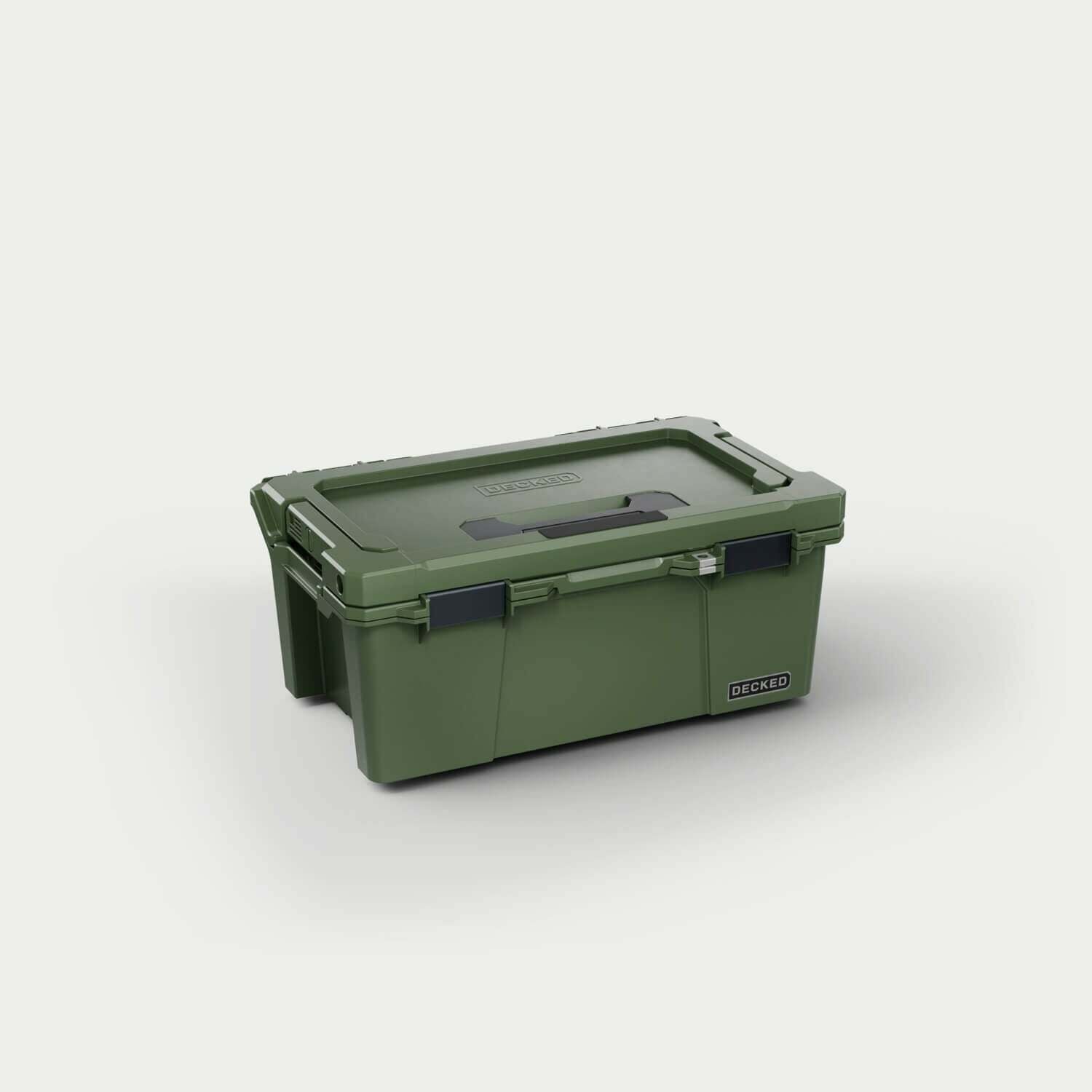 Decked - Sixer 16 - D-co Case - includes one (1) D-Co tray - Ranger Green with black latches - A0010-SIXR-GRN