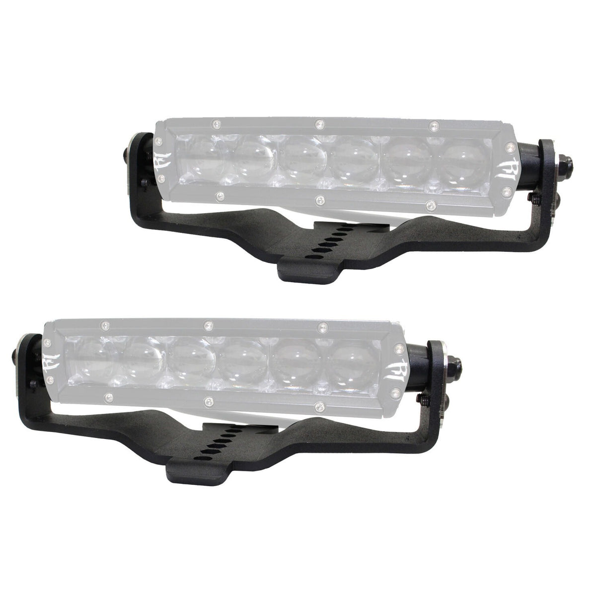 Go Rhino 731060T - XE Hood Hinge Light Mount - Textured Black