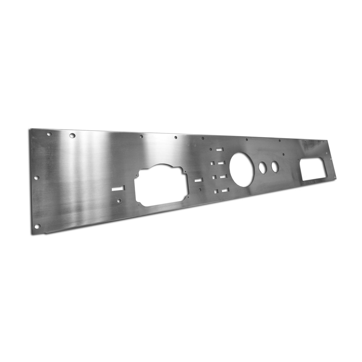 Dash Panel, Holes, Stainless Steel; 76-86 Jeep CJ Models