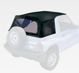 Rugged Ridge - Rugged Ridge 53723.15 XHD Soft Top, Black Denim, Clear Windows; 95-98 Suzuki Sidekicks - 53723.15