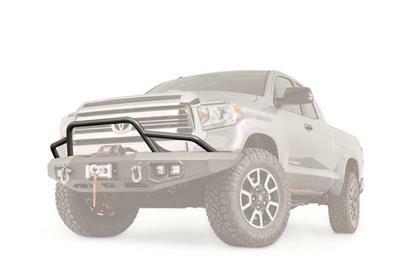 Warn - 100472 Powder Coated Black Steel With Brush Guard Skid Plate Step Plate