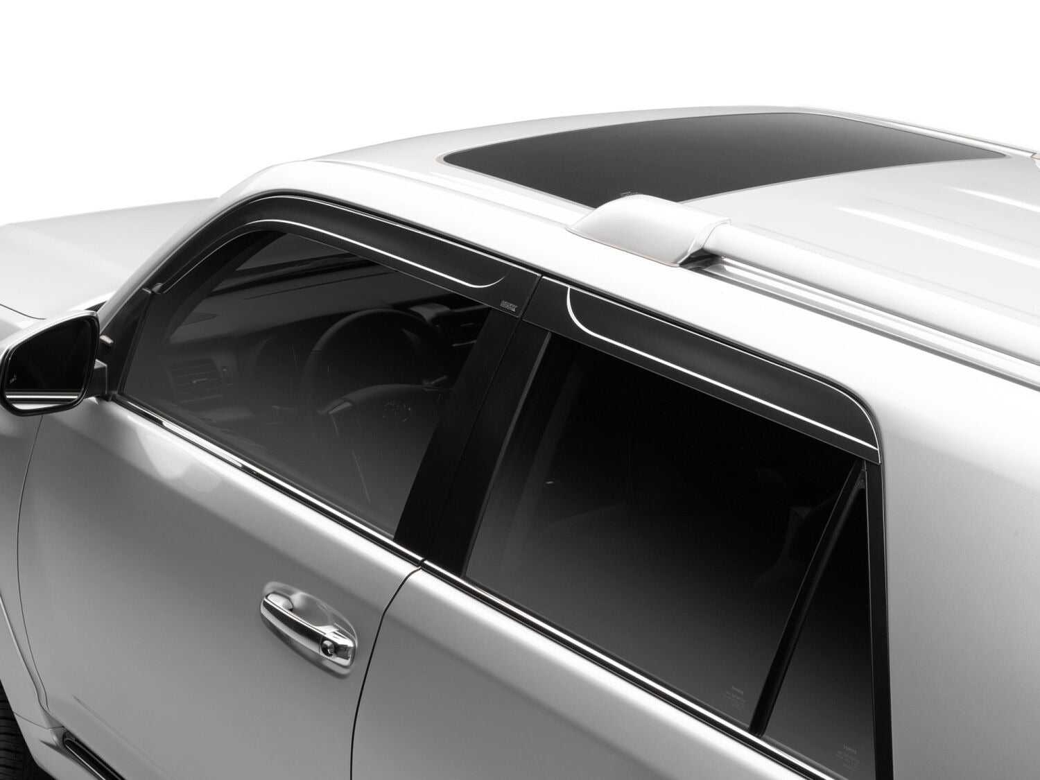 Husky Liners 2854132 Low Profile Ventvisor Deflector; Smoke; Outside Mount; 4 pc.