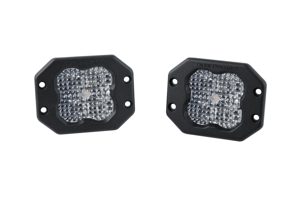 Diode Dynamics - SS3 Pro RBL White Flood Flush (pair) - DD6933P
