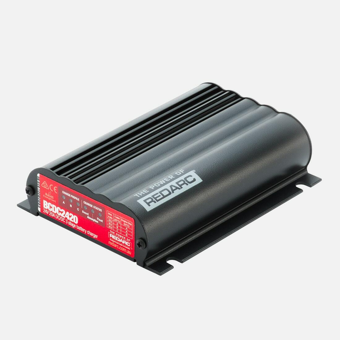 Redarc - 24V 20A In-Vehicle Dc Battery Charger - BCDC2420
