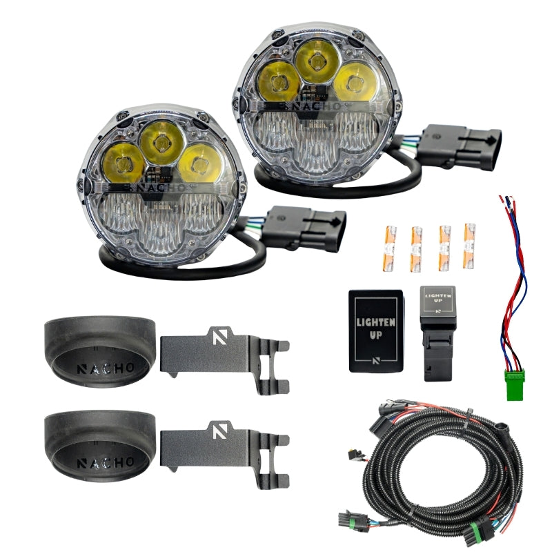 Nacho Offroad Technology - JL/JT SAE 1PC AMB FOG KT - V3JW1KASO