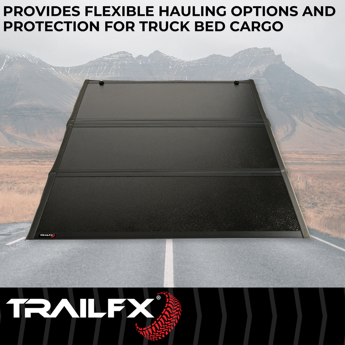 TrailFx - Hard Trifold Tonneau Cover For Ram 1500 5.7' (TFX2523)