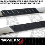 TrailFx - T4 Trapezoid Step Bar For GM Silverado/Sierra Extended-Stainless (A4001S)