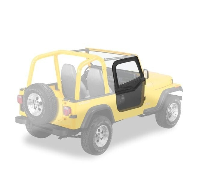 Bestop - 51780-01 - Upper Fabric Half Doors