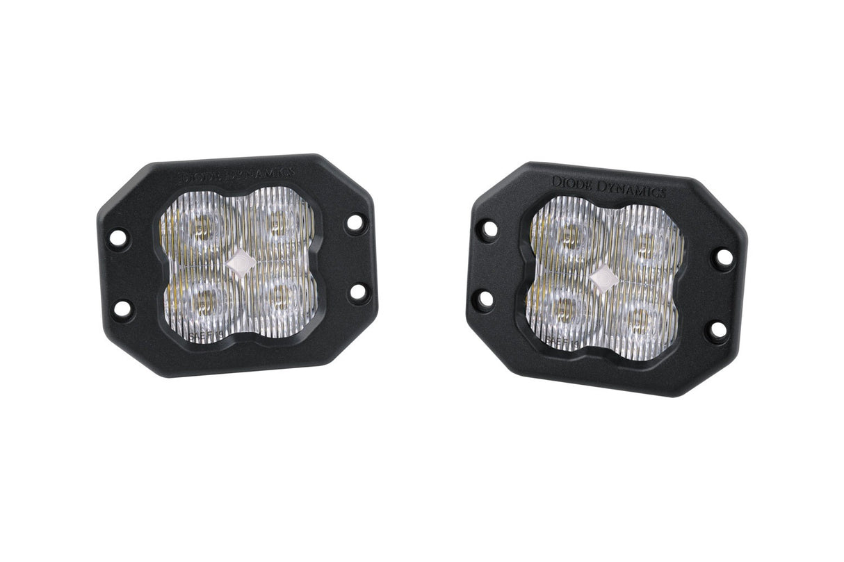 Diode Dynamics - SS3 Pro ABL White SAE Fog Flush (pair) - DD6930P