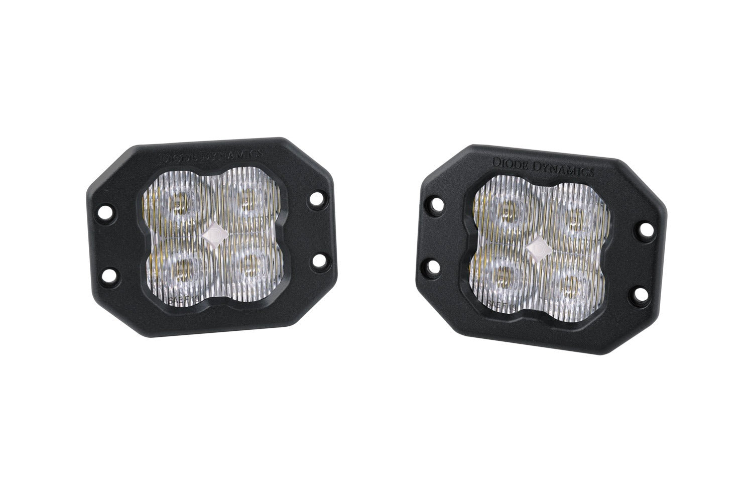 Diode Dynamics - SS3 Pro ABL White SAE Fog Flush (pair) - DD6930P