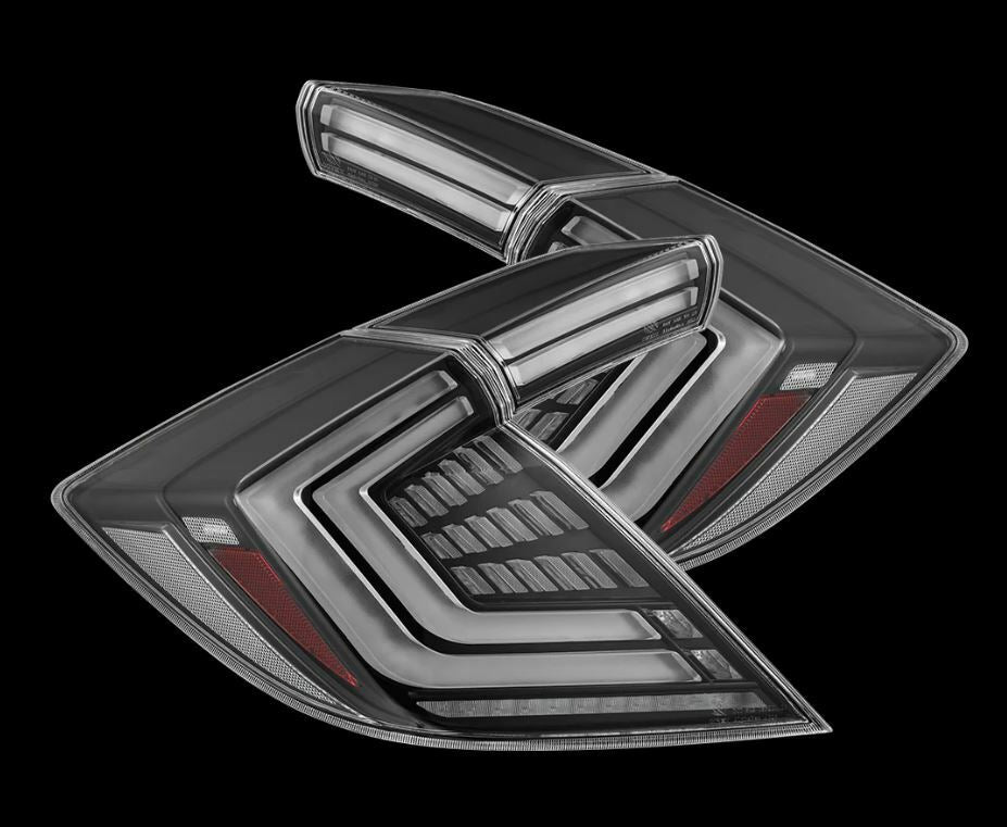 AlphaRex 676020 Prismatic LED Taillights Black
