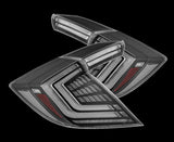 AlphaRex 676020 Prismatic LED Taillights Black