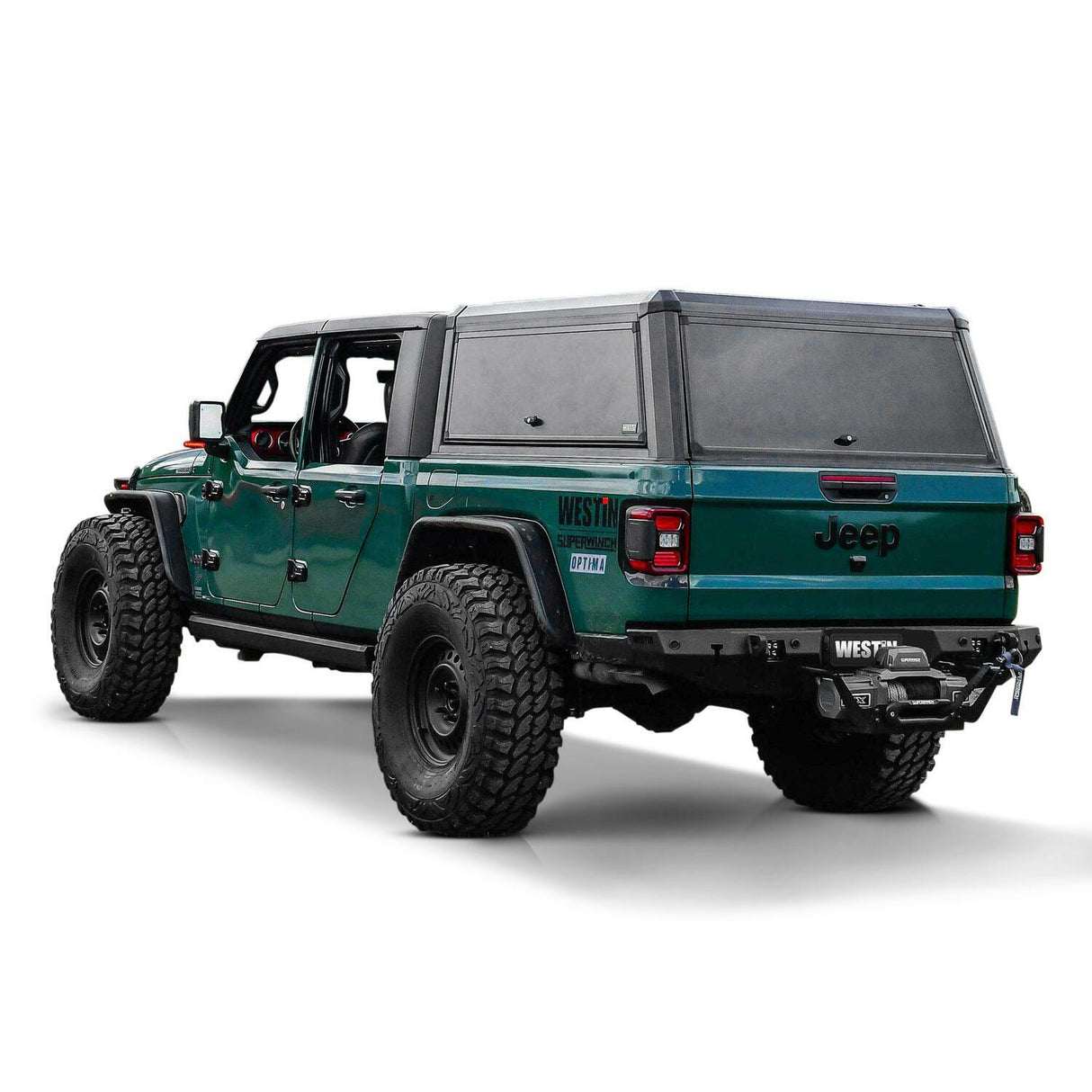 Westin - EXP Aluminum Truck Canopy - 20-25 Jeep Gladiator JT - 16-14165