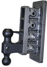 GEN-Y - Hitch GH-124 2" Bolt-On 7.5" Drop 2K TW 16K Hitch & GH-051 Versa-Ball & GH-032 Pintle Lock - GH-124