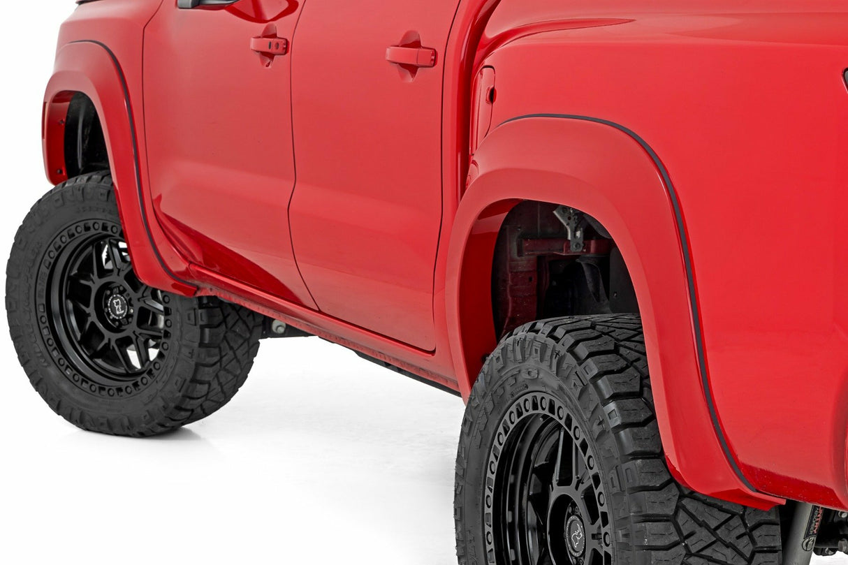 Rough Country - Fender Flares - Sport - KH3 Super Black - Nissan Frontier 2WD/4WD (2022-2024) - S-N12200-KH3