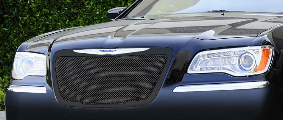 T-Rex Grilles - 1 Pc Small Mesh Mild Steel Upper Class Grille Insert - 51433