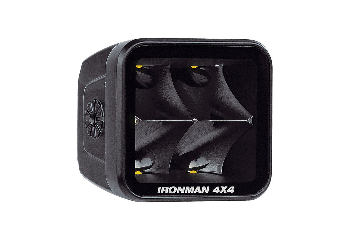 Ironman 4x4 - 3.2" 40W LED CUBE LIGHT KIT, SPOT BEAM - CLEAR - ILED80B