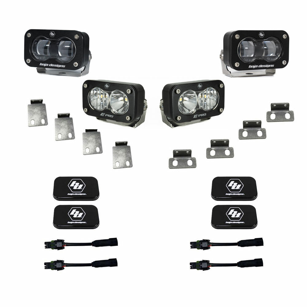 Baja Designs - Baja Designs - 448182 - S2 SAE/S2 Pro Fog Pocket Kit