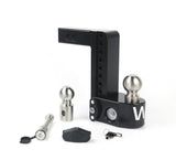 Weigh Safe 8" Drop Hitch with 2" Shank w/ Keyed Alike WS05 - WS8-2-KA-CER-BLA