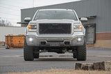 Rough Country - LED Light Kit - Fog Mount - 2" Black Pair - GMC Sierra 1500 (14-15) - 70689