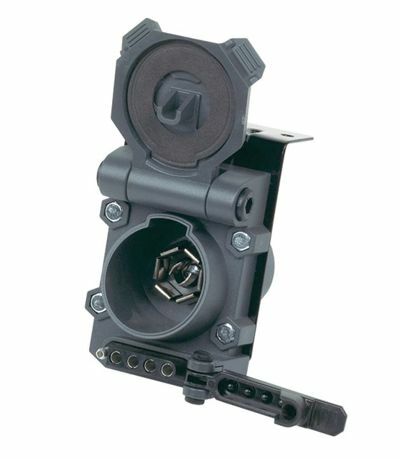 Husky Towing - 30498 7 RV Blade/ 5 And 4 Wire Flat Inc Mounting Bracket/ Hardware And Terminal Grease