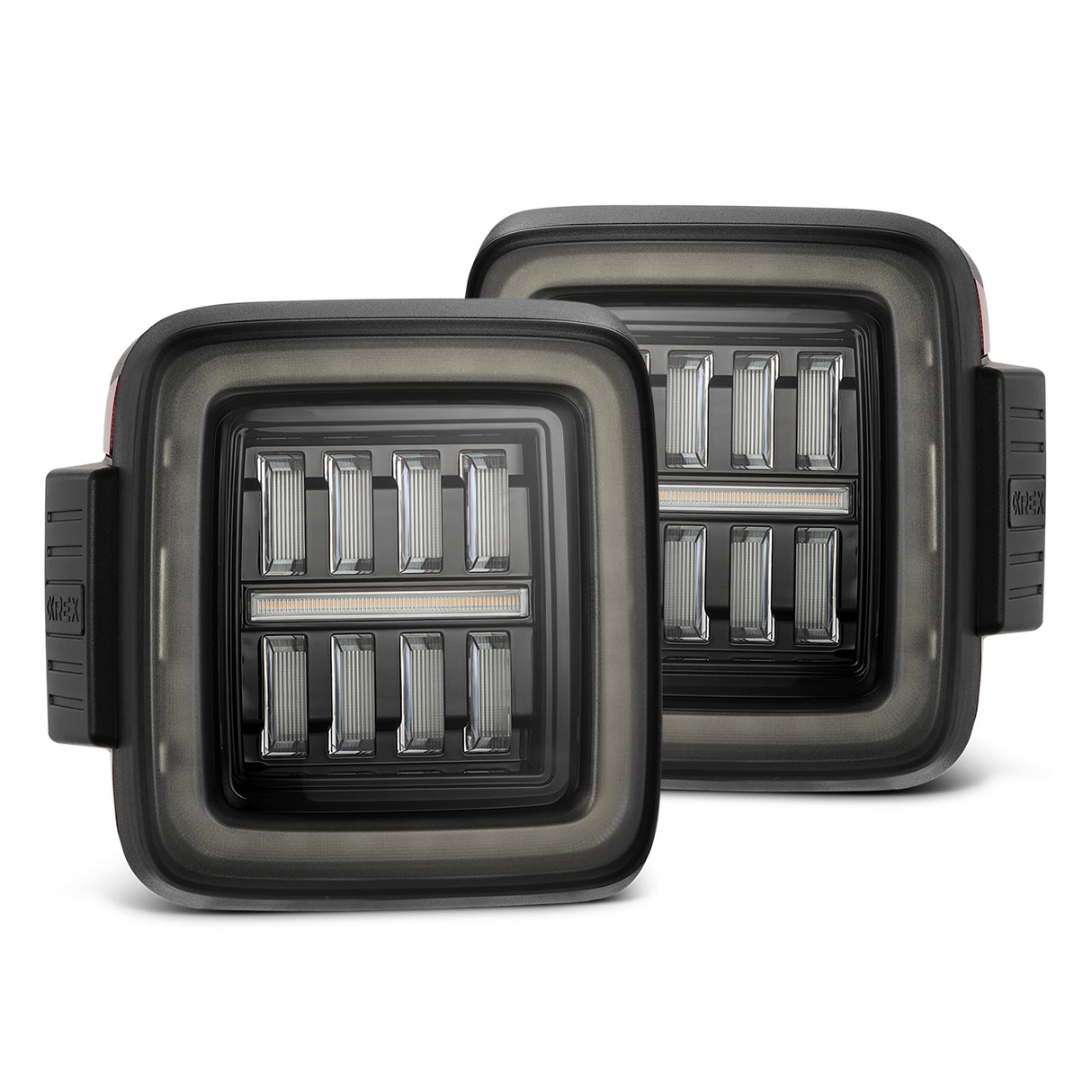 AlphaRex 602010 Prismatic LED Taillights Jet Black