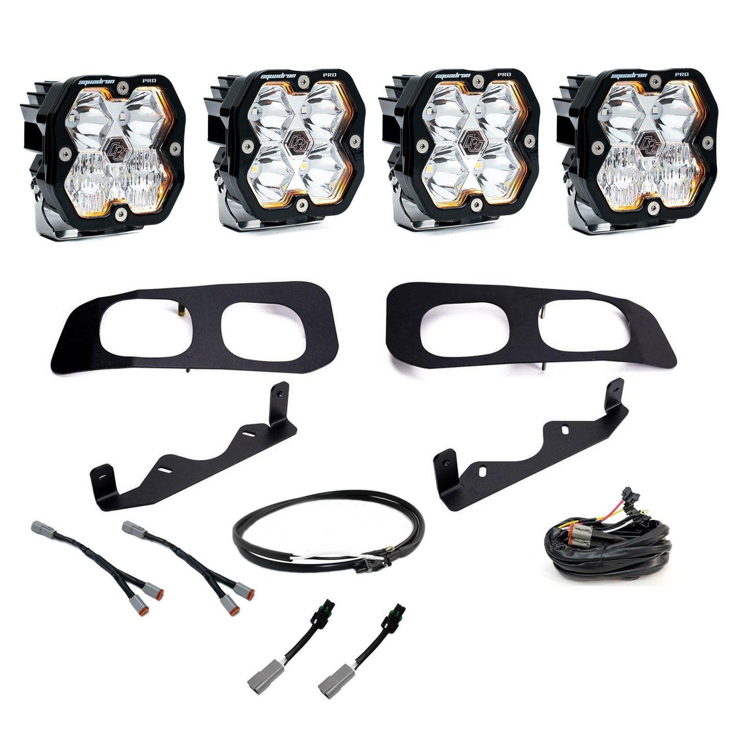 Baja Designs - 44-0035-UP Squadron 2.0 Pro Dual Fog Pocket Light Kit