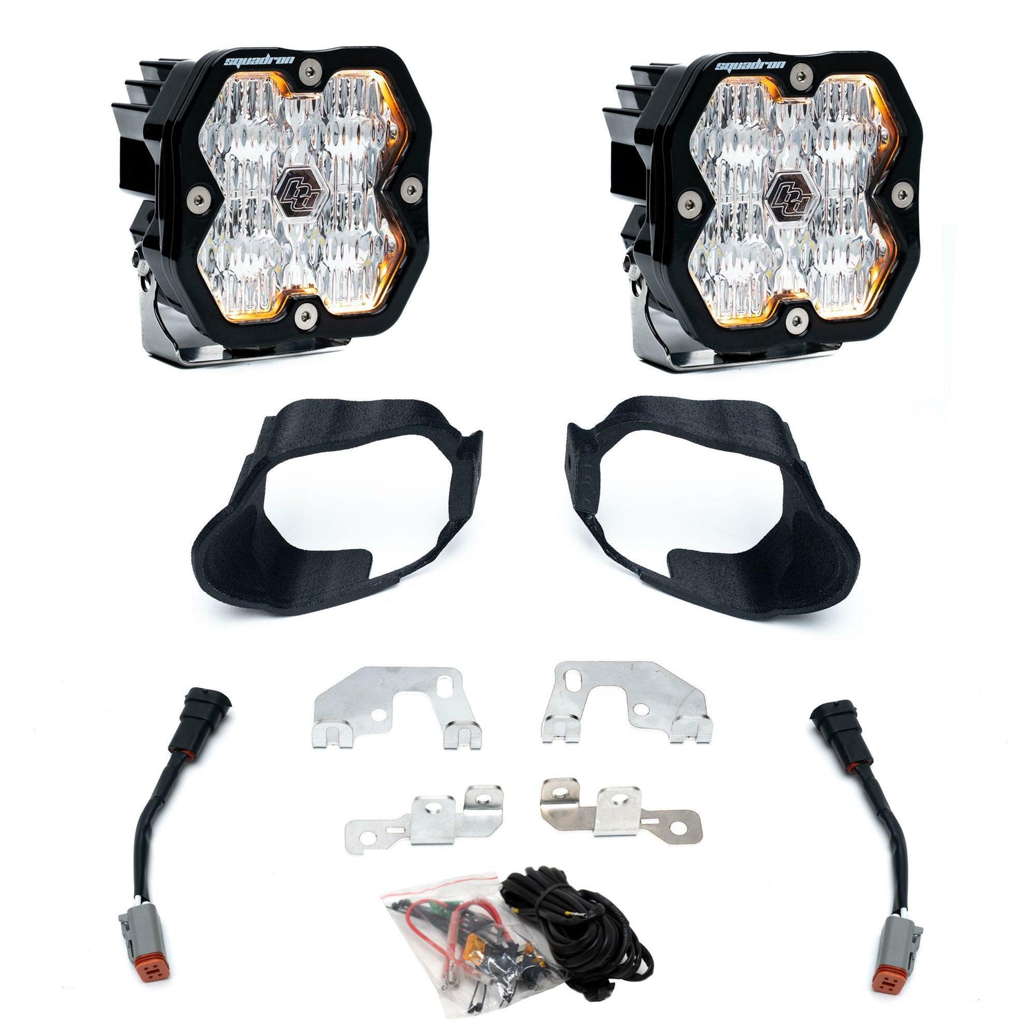 Baja Designs - 44-0025 Squadron 2.0 Sport Fog Pocket Light Kit