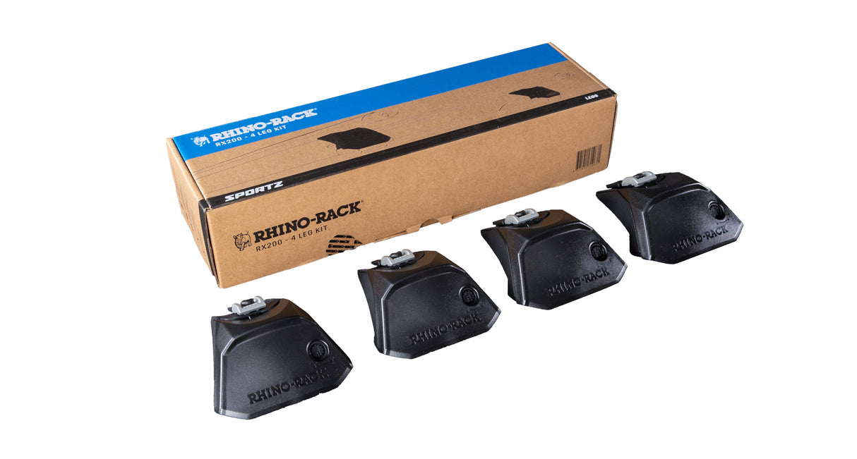 Rhino-Rack - Rx200 Rail Mount Leg Kit - Overhang (4Pcs) - RX200-4