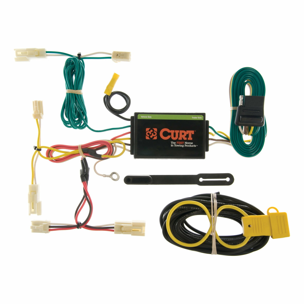 Curt - Custom Wiring Harness, 4-Way Flat Output, Select Pontiac Vibe - 55057
